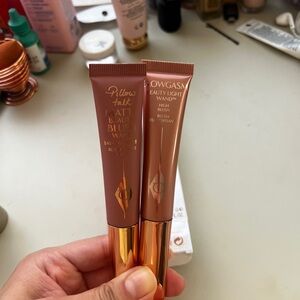 Charlotte Tilbury Pillow Talk & Glowgasm Cream Blush Duo - Rose Pink & Peach